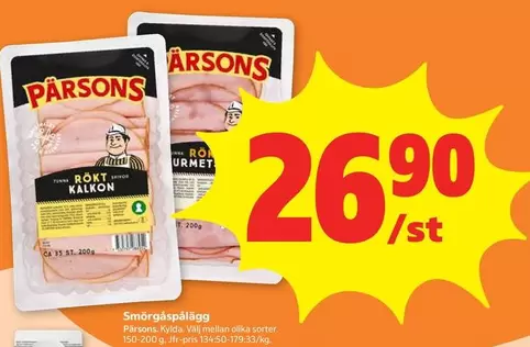 Pärsons - Rökt kalkon
