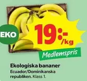 EKO - Ekologiska bananer