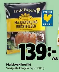 Guldfågeln - Majskyckling Bröstfiléer