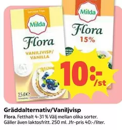 Milda - Gräddalternativ/Vaniljsp