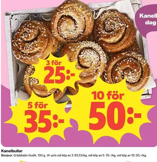 Bonjour - Kanelbullar