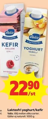 valio - Laktosfri yoghurt/kefir