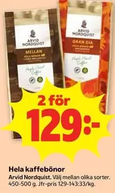 Arvid Nordquist - Hela kaffebönor