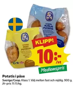 Potatis i påse
