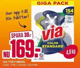 Via - VIA TVÄTTMEDEL Color Standard