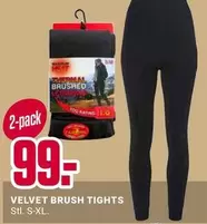 Velvet Brush Tights