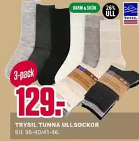 TRYSIL TUNNA ULLSOCKOR