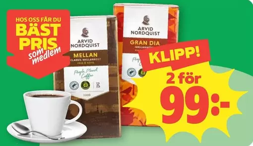 Arvid Nordquist - Kaffe