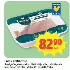 Ingelsta kalkon - Färsk kalkonfilé
