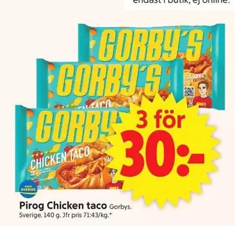 Gorbys - Pirog Chicken taco