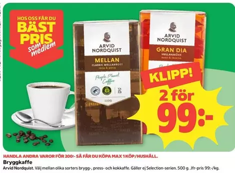 Arvid Nordquist - Bryggkaffe