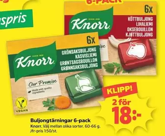 Knorr - Buljongtärningar 6-pack