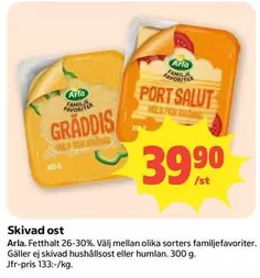 Arla - Gräddis, Port Salut