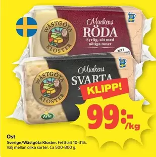 Wästgöta Kloster - Munkens RÖDA / Munkens SVARTA