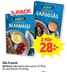 Blå Band - Sås 3-pack