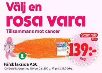 Färsk laxssida ASC
