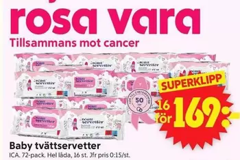 Baby tvättservetter