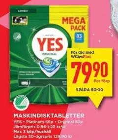 Yes - MASKINDIStABLETTER