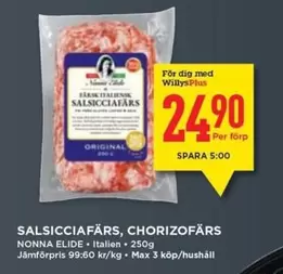 Salsicciafärs