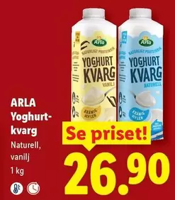 Arla - Yoghurt kvarg
