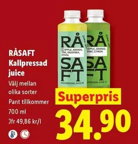 Apple - Råsaft Kallpressad Juice
