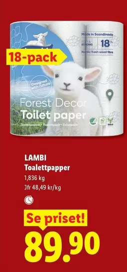 Lambi - Forest Decor Toilet paper