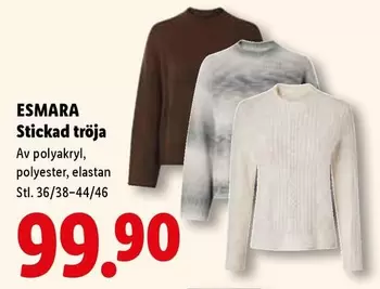 Stickad tröja