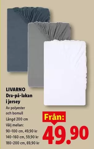 Dra-på-lakan i jersey