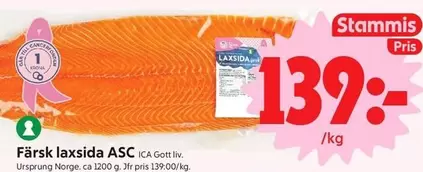 Färsk laxSida ASC