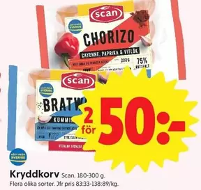 Scan - Kryddkorv . 180-300 g