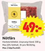 Nötfärs
