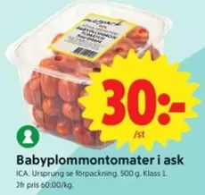 Babyplommontomater