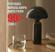 PORTABEL BORDSLAMPA AMOS