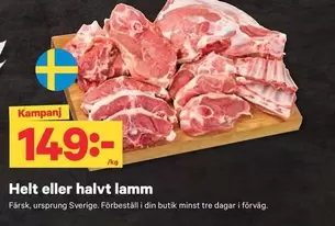 Helt eller halvvt lamm