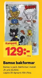 Bamse - bakformar