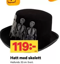 Hatt med skelett