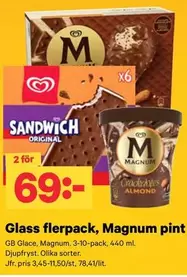magnum - Glass flerpack, Magnum pint