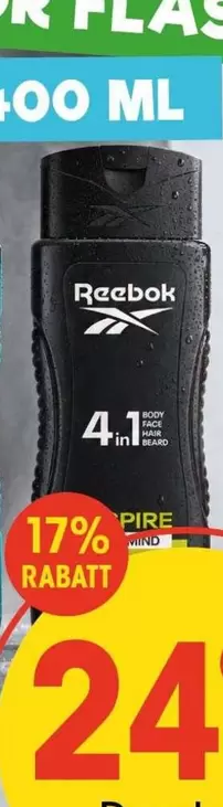 Reebok - 4in1 Body Hair Face Wash