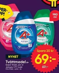 Tvättmedel Quick Wash