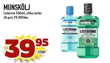 Listerine - MUNSKÖLJ