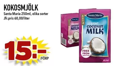 Santa Maria - KOKOSMJÖLK