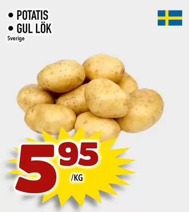 POTATIS GUL LÖK