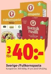 kungsörnen - Fullkornspasta Fusilli