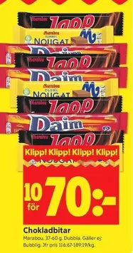 marabou - Chokladbitar