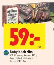 Baby back ribs