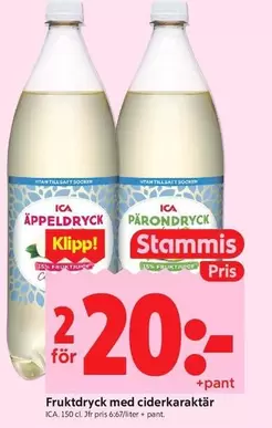 Äppeldryck Klipp! / Pärondryck Stamms