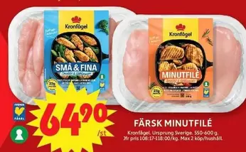 Kronfågel - FÄRSK FILÉ