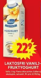 valio - LAKTOSTFRI VANILJ-FRUKTYOGHURT