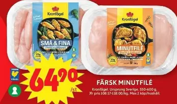 Kronfågel - SMÅ & FINA / MINUTFILÉ