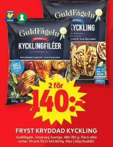 Guldfågeln - KYCKLINGFILÉER